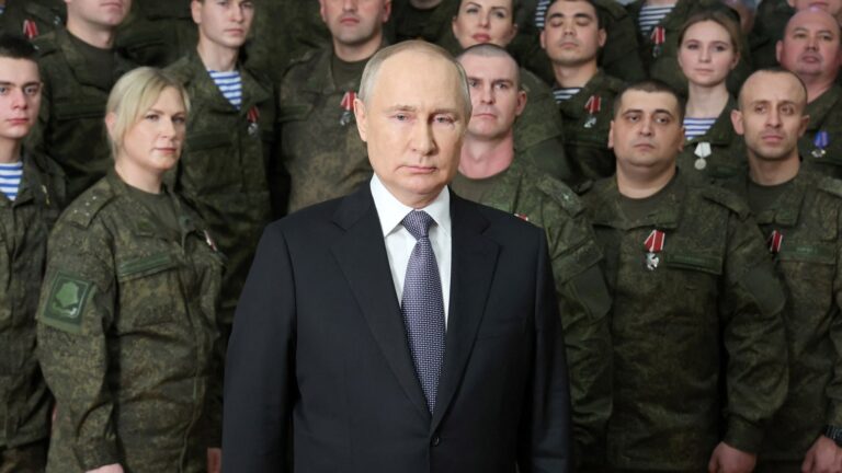 Vladimir Putin suffered coughing fit in New Year speech, used ‘actors .