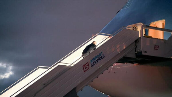 Joe Biden Stumbles, Falls On Plane's Stairs While Leaving Poland