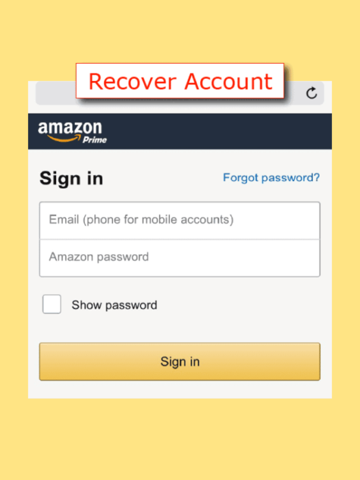 how-to-reset-amazon-password