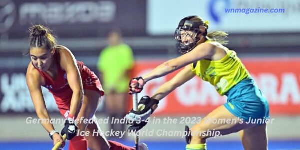 Germany defeated India 3-4 in the 2023 Women's Junior Ice Hockey World Championship.