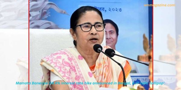 Mamata Banerjee DA 4% interest rate hike announced in Bengal, BJP calls 'lollipop'.