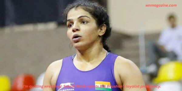 'I'm quitting wrestling': Sakshi Malik rejects Brij Bhushan's loyalist presidency.