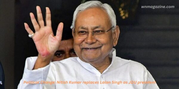 Political Change: Nitish Kumar replaces Lalan Singh as JDU president