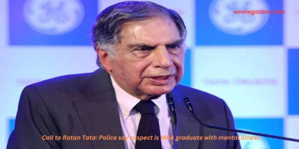 Call to Ratan Tata: Police say suspect is MBA graduate with mental illness