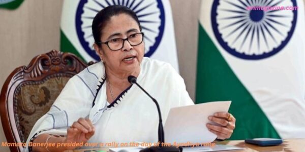 Mamata Banerjee presided over a rally on the day of the Ayodhya rally.