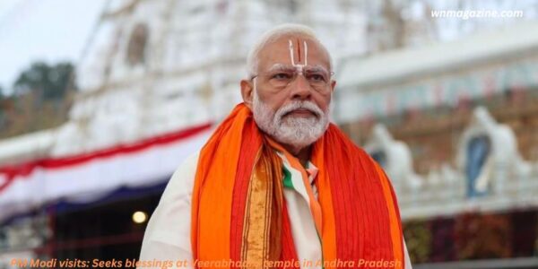 PM Modi visits: Seeks blessings at Veerabhadra temple in Andhra Pradesh