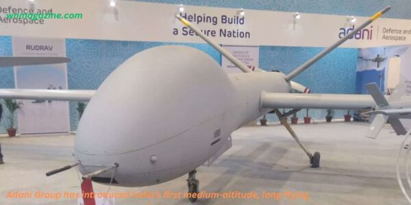 Adani Group has introduced India's first medium-altitude, long-flying drone.