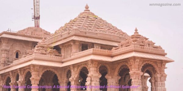 "Ram Temple Consecration: A Sacred Milestone Unveiled in Ritual Splendor"