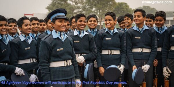 48 Agniveer Vayu women will participate in the first Republic Day parade.