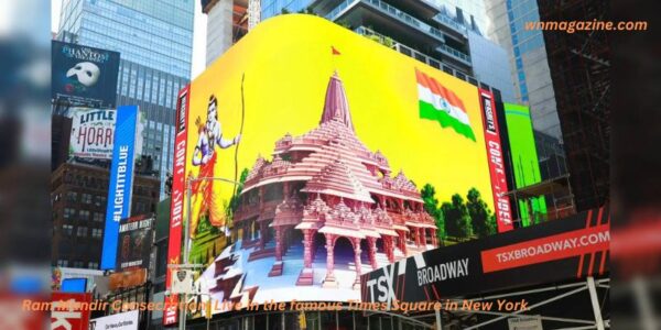 Ram Mandir Consecration: Live in the famous Times Square in New York.