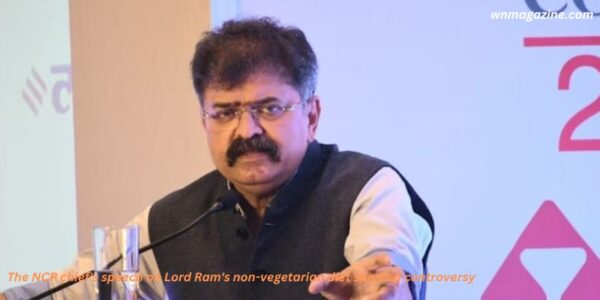 The NCP chief's speech on Lord Ram's non-vegetarian diet sparked controversy