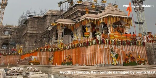 Ayodhya temple, Ram temple damaged by bomb blast