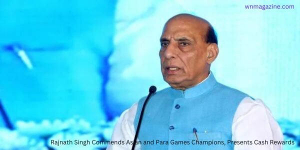 Rajnath Singh Commends Asian and Para Games Champions, Presents Cash Rewards