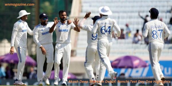 Akash Deep Shines in Debut: Ranchi Test Day One Highlights