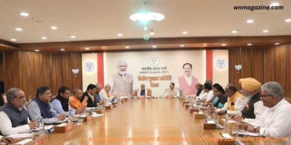 Modi Chairs Late-Night BJP Meeting to Finalize Lok Sabha Candidates