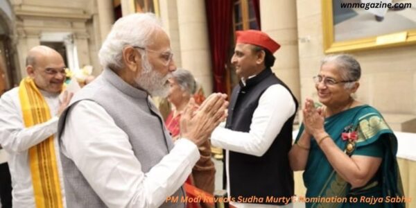 PM Modi Reveals Sudha Murty's Nomination to Rajya Sabha