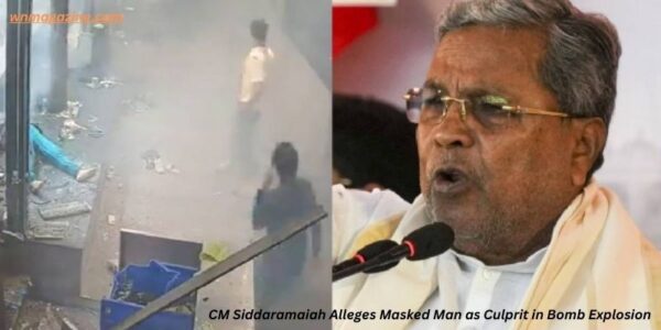 CM Siddaramaiah Alleges Masked Man as Culprit in Bomb Explosion