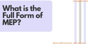 What is MEP Full Form - MEP Full Form
