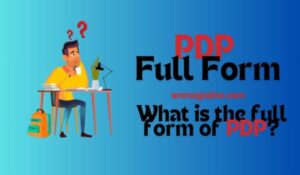 PDP Full Form